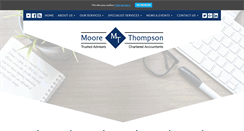 Desktop Screenshot of moorethompson.co.uk