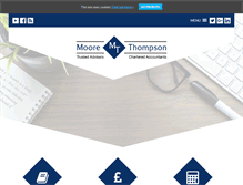 Tablet Screenshot of moorethompson.co.uk